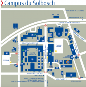 Plan Campus du Solbosch
